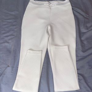 Alexander Wang reflective logo legging in stretch knit